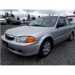C6 --  2000 Mazda Protégé ES , Silver , 166598  KM's