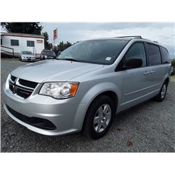 H1 --  2012 Dodge Grand Caravan SE , Silver , 171355  KM's