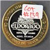 Image 1 : Limited Edition .999 Fine Silver Casino Token ELDORADO CASINO RENO