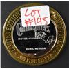 Image 1 : Limited Edition .999 Fine Silver Casino Token COMSTOCK HOTEL CASINO RENO