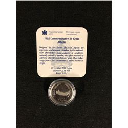 1992 ROYAL CANADIAN MINT COMMEMORATIVE 25 CENTS (NEWFOUNDLAND)