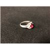 Image 2 : WOMEN'S STERLING SILVER W/ GEMSTONE RING