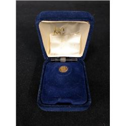 INTERNATIONAL MONETARY MINT MINI 14KT  JFK  GOLD COIN
