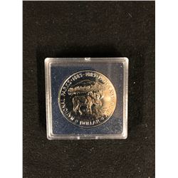 1985 CANADA NATIONAL PARKS CENTENNIAL PROOF SILVER DOLLAR COIN  .500 SILVER