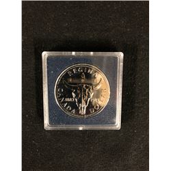 Canada 1982 $1 Regina Centennial BU Silver Dollar Coin  .500 SILVER