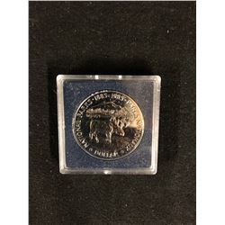 1985 CANADA NATIONAL PARKS CENTENNIAL PROOF SILVER DOLLAR COIN  .500 SILVER