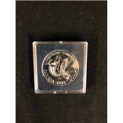 1983 Canada Canadian Specimen Silver Dollar Coin - Edmonton University Games  .500 SILVER
