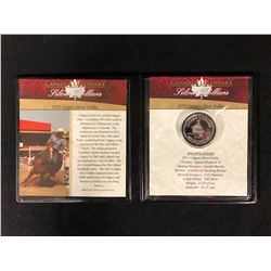 1975 CALGARY SILVER DOLLAR  .500 SILVER