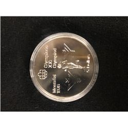 1976 MONTREAL OLYMPICS 5 DOLLAR .925 SILVER COIN   24.3 GRAMS
