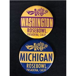 COLLECTIBLE 1960'S "ROSE BOWL" FOOTBALL PINS LOT