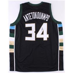 Giannis Antetokounmpo Signed Bucks Jersey (JSA COA)