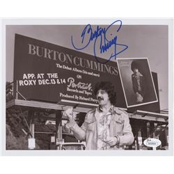 Burton Cummings Signed 8" x 10" Photo W/ JSA COA