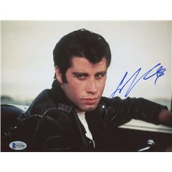 John Travolta Signed "Grease" 8x10 Photo (Beckett COA)