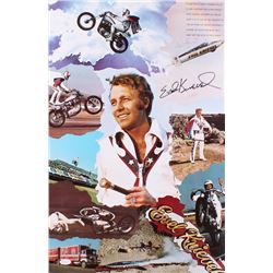 Evel Knievel Signed 16x25 Photo (JSA LOA)