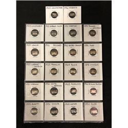 FRANKLIN MINT GREATEST CARS STERLING SILVER INGOTS 22 TOTAL {31.2 GRAMS}