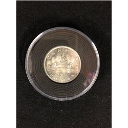 1963 UNCIRCULATED CANADIAN SILVER DOLLAR .800 SILVER
