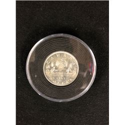 1963 UNCIRCULATED CANADIAN SILVER DOLLAR .800 SILVER