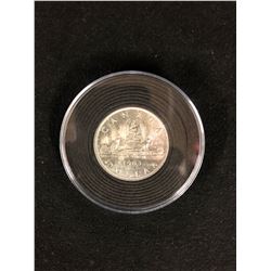 1963 UNCIRCULATED CANADIAN SILVER DOLLAR .800 SILVER