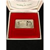Image 2 : FRANKLIN MINT CHRISTMAS INGOT WAITING FOR SANTA  .925 STERLING SILVER 500 GRAINS {32.39} GRAMS