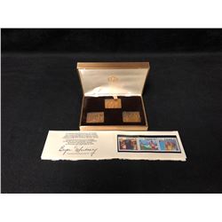 LIMITED EDITION 1976 SUMMER OLYMPICS STAMP SCULPTURES