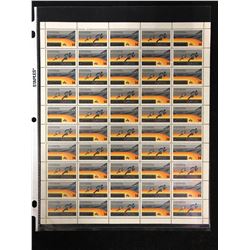 CANADIAN XI COMMONWEALTH GAMES UNCUT STAMPS SHEET