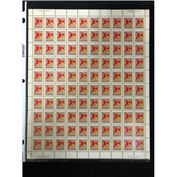 CANADIAN TWO CENT UNCUT STAMPS SHEET