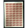 Image 1 : CANADIAN THREE CENT UNCUT STAMPS SHEET
