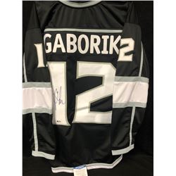 Marian Gaborik Signed Kings Jersey (Beckett COA)