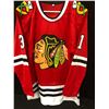 Image 3 : ANTON FORSBERG SIGNED BLACK HAWKS JERSEY (BECKETT COA)