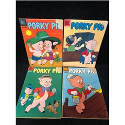 VINTAGE PORKY PIG COMIC BOOK LOT (DELL COMICS)