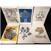 Image 1 : NATIVE ART PRINT LOT BY HUBERT BILLY (12" X 18")