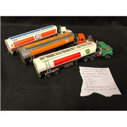 1:60 SCALE TANKER TRUCKS BY MAJORETTE (MADE IN FRANCE)