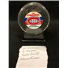Image 1 : MAURICE RICHARD SIGNED MONTREAL CANADIENS HOCKEY PUCK