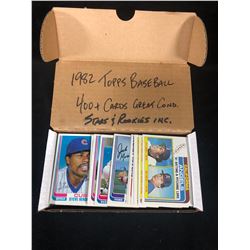 1982 TOPPS BASEBALL CARDS (400+ CARDS) STARS & ROOKIES INCLUDED