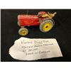 Image 1 : VINTAGE DINKY TOYS MASSEY HARRIS TRACTOR W/ DRIVER (MADE IN ENGLAND)