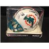 Image 1 : MIAMI DOLPHINS TEAM SIGNED MINI HELMET (JAKE LONG/ ED PERRY + MORE...)