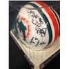 Image 2 : MIAMI DOLPHINS TEAM SIGNED MINI HELMET (JAKE LONG/ ED PERRY + MORE...)