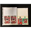 Image 1 : 1974 TEAM CANADA VS. USSR POSTCARDS W/ VINTAGE 7UP DECALS
