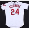 Image 1 : Grady Sizemore Signed Indians Jersey (UDA COA & MLB Hologram)