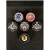 Image 1 : AUTOGRAPHED HOCKEY PUCK LOT