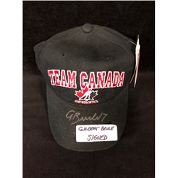 GILBERT BRULE SIGNED TEAM CANADA BALL CAP