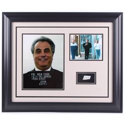 John Gotti Custom Framed 19.5x23.25 Display with (1) Hand-Written Word From Letter (JSA LOA Copy)
