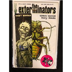 TONY MOORE LOT (AUTOGRAPHED BOOKMARK...)