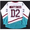 Image 1 : "D2: The Mighty Ducks" Jersey Signed by (4) With Henson, Doherty, Adams,Garette Ratliff Henson (JSA