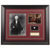 Samuel F.B. Morse 19.5x25 Custom Framed Cut Display (1) Hand-Written Word from Letter (PSA LOA Copy)