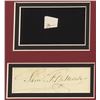 Image 2 : Samuel F.B. Morse 19.5x25 Custom Framed Cut Display (1) Hand-Written Word from Letter (PSA LOA Copy)