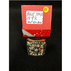 1992 GEORGE BELL  TORONTO BLUE JAYS  WORLD SERIES RING (AAA REPLICA)