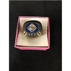 1984 EDMONTON OILERS  WAYNE GRETZKY  STANLEY CUP RING (AAA REPLICA)