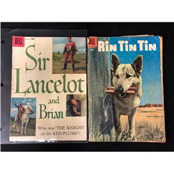 DELL COMIC BOOK LOT (SIR LANCELOT/ RIN TIN TIN)