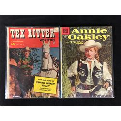 VINTAGE COMIC BOOK LOT (TEX RITTER/ ANNIE OAKLEY)